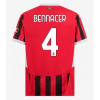 Pánský Fotbalový dres AC Milan Ismael Bennacer #4 2024-25 Domácí Krátký Rukáv